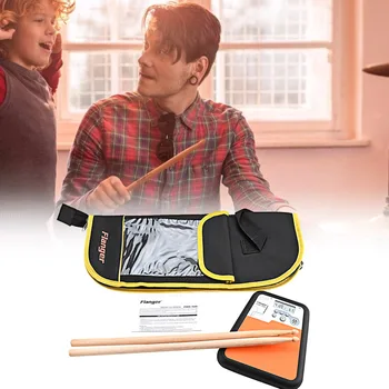 Electric Digital Practică Tambur Pad Portabil Ușor Electronice Instrument de Percuție cu Copane pentru Copii Incepatori