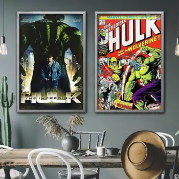hulk film Decorative Canvas Postere Sala de Bar, Cafenea Decor Cadou de Arta de Imprimare Picturi murale