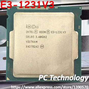 Original Intel Xeon E3-1231V3 CPU 3.40 GHz 8M LGA1150 Desktop Quad-core E3-1231 V3 procesor transport Gratuit E3-1231 V3 E3 1231V3