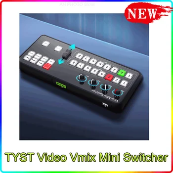 TYST Video Vmix Mini Comutator Panou de Control MIDI2.0 Înregistrare Video Tablou de comandă pentru Vmix OBS Youtube Ins Emisiuni TV