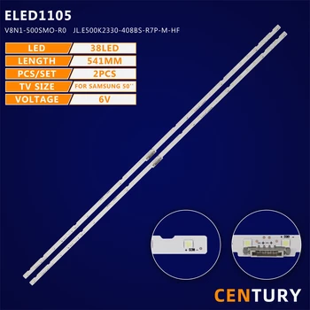 10kit de fundal cu LED strip JL.E500K2330-408BS-R7P-M-HF / V8N1-500SMO-R0 pentru Samsung 50 inch TV led backlight bar UE50NU7097