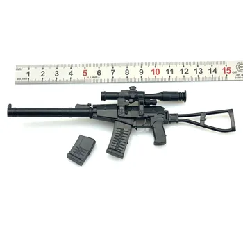 1/6 Scară SWAT CA VAL Asambla Arma Model de Puzzle-uri Cărămidă Armă Militară Nisip Masă Jucărie Pentru Acțiune Figura
