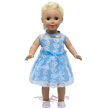 Papusi & Accesorii, Haine Papusa Rochie se Potrivesc 18 Inch American&43 CM Renăscut Baby Dolls OG Fata Papusa Rusia Papusa DIY Cadou Jucărie