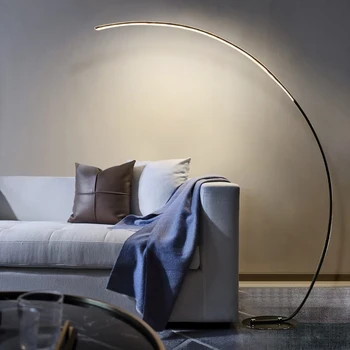 Modern, Podea Cu Led-Uri Lampă De Iluminat Interior Creativ C Forma De Podea Lămpi Pentru Camera De Zi Dormitor Lampa Nordic Decor Acasă