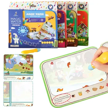 Magia Apei Carte De Desen Montessori Jucarii Pentru Copii Copii De Învățare De Învățământ De Copil Desene Animate Desen Jucării Reutilizabile Carte De Colorat