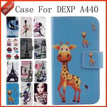 AiLiShi Caz Pentru DEXP A440 de Lux Flip PU Piele Pictata Caz A440 DEXP Exclusive 100% Telefon Special Copertă Piele+Urmărire