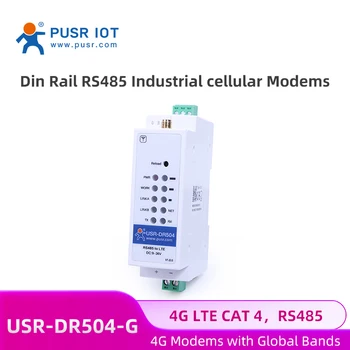 PUSR Global Șină Din RS485 Industriale Gps Gprs Modemuri Celulare Cu Cartela Sim USR-DR504-G
