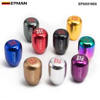 EPMAN Sport Universal Aluminiu Colorat Butonul de Schimbare de Viteze de Curse Buton pentru cele Mai multe Masini Schimbator Konbs EPSK019S5