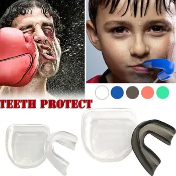 1 Set Proteză Gutiera Pe Dinti Pentru A Proteja Box, Fotbal, Baschet, Karate, Muay Thai De Protecție De Siguranță