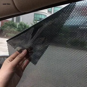 2 BUC Masina Geam Lateral Plasă de Film de Parbriz Net Umbra Soare Autocolant de Protectie UV Auto Static Parasolar