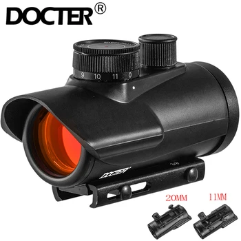 Docter Red Dot Sight 1X30mm Domeniul Holografic 11mm & 20mm Weaver Șină de Montare pentru Tactice de Vanatoare Optica 5-0040