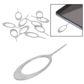 10buc Sim Card Tray Îndepărtarea de Scoatere Pin Instrument-Cheie Ac din Oțel Inoxidabil pentru iPhone pentru Samsung pentru Huawei
