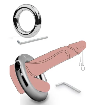 Grele Penis Inel din Oțel Inoxidabil, Inel pentru Penis Ejaculare Întârziere Jucarii Sexuale pentru Bărbații Adulți de sex Masculin Cockring Mingea Targă Mens Placere