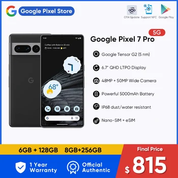 Google Pixel 7 Pro 5G Smartphone 6.7
