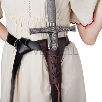 Medieval Cosplay Accesoriu Sabie Centura Talie Teacă Teacă Titularul Spadă Inel De Centura Toc Cavaler Luptă Arma Costum