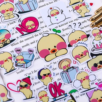 40PCS de desene animate drăguț Rață și pinguin Autocolante Meserii Și Scrapbooking autocolante carte Student eticheta autocolant Decorativ pentru copii jucarii