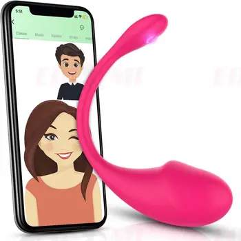Control de la distanță Vibrator Wireless APP Bluetooth Purta Jucarii Sexuale pentru Femei Vibratoare Ou G Spot Clitoris sex Feminin Chilotei Cuplu Penis artificial