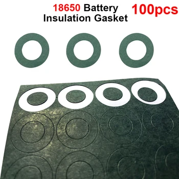100buc 18650 Baterie Li-ion de Izolare Garnitura de Orz Hârtie Bateria de Celule tubulare Izolante Electrozi Izolate Tampoane