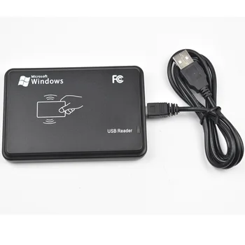 13.56 MHz Negru USB Senzor de Proximitate Inteligent rfid, NFC IC Card Reader 14443A cu Cablu USB, nu este nevoie de driver