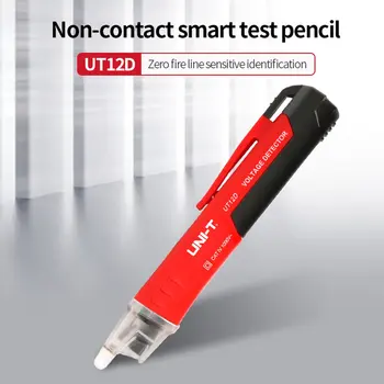 UT12D AC Detector de Tensiune Non-Contact Pen Tester Electric Senzor de 24-1000V Voltaje Metru Curent de Test Creion de Alarmă cu LED-uri Lumina