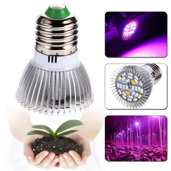 5pcs Spectru Complet Crească Lampa E27 LED-uri Cresc Light GU10 în Creștere Lampa 28W UV IR pentru Hydroponics Flori Plante de Legume Cresc Becuri