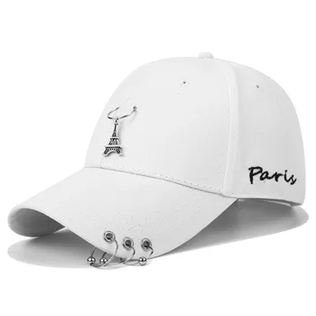 2021 Nou de înaltă calitate, tata pălărie inel de Fier Paris Broderie Hat Baseball Cap de agrement bărbați gorras os casquette tata pălărie