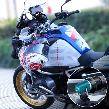 Ascunse casca motocicleta de blocare anti-furt viața rezistent la apa material de aliaj de aluminiu este potrivit pentru BMW, Yamaha, CFMOTO, etc