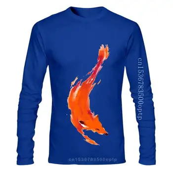 2022 Om De Îmbrăcăminte Personalizate Fox Tipărite Tricou Bumbac Moda Rotund Gat Designer De Primăvară Drăguț Toamna Standard De Agrement Tricou