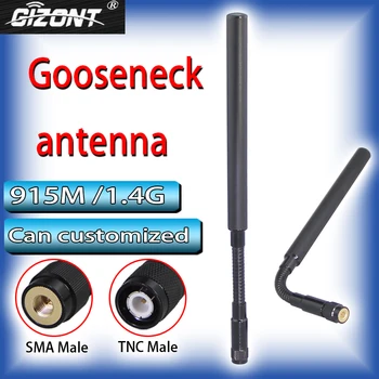 1.4 Ghz tactice Gooseneck antena de 1.2 G 868Mhz 915MHZ individuale portabile, terminale radio de evitare a coliziunii antena 1428-1448MHZ