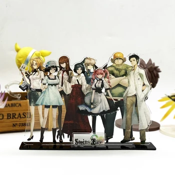 Steins Gate group Rintarou Kurisu Mayuri Itaru Moeka Ruka Nyannyan acrilic figura model de placa suport topper anime joc