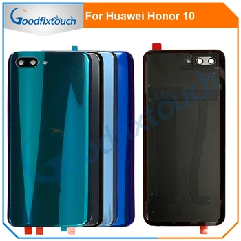 Pentru Huawei Honor 10 Spate Baterie Capac De Sticlă Panou Ușă Spate Caz Pentru Onoarea 10 Honor10 Capacul Din Spate De Locuințe Cu Lentilă Aparat De Fotografiat