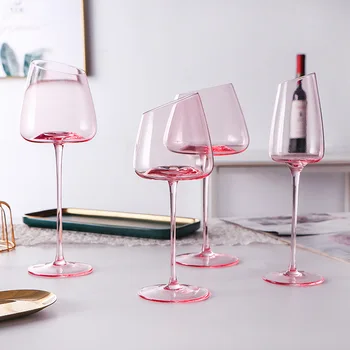 Sexy Șampanie Roz Pahar De Vin De Culoare Transparent Plumb Pahare De Cocktail Cristal Suc De Băut Cupa