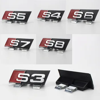 ABS Autocolant Auto pentru Audi Sline S3 S4 S5 S6 S7 S8 Logo-ul A3 A4 A5 A6 A7 A8 Logo-ul Insigna Decal