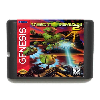 Vectorman 2 Cartuș Joc de 16 biți Carte de Joc Pentru Sega Mega Drive / Genesis Sistem