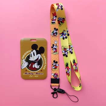 Disney Mickey Minnie Mouse Curea ID Insigna Titularul Caz ABS Card de Credit, Portofel pentru Femei Doamne de Birou