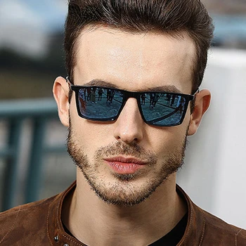 Dreptunghi Polarizat ochelari de Soare Pentru Barbati 2022 Brand de Lux de Designer Pătrat Ochelari de Soare Moda Vintage Retro zonnebril vintage