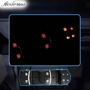 Informații One-touch Automata a Geamului Butonul LED Regulator Geam electric pentru Nissan X-Trail T32 2018 Accesorii Auto