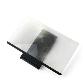 Ecran 3D telefon mobil amplificator de 12 inch HD video lupa proiector Practice proiector portabil Pliabil Suport
