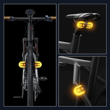 LED Biciclete de Control de la Distanță de Semnalizare Stop Impermeabil Biciclete Lampa de Avertizare pentru Ciclism în aer liber Accesorii