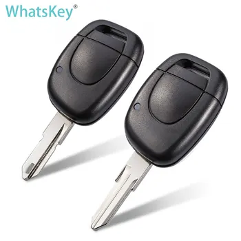 WhatsKey 1 Buton de Telecomanda Cheie Auto Shell fob Caz Acoperire Pentru Renault Clio Twingo, Kangoo, Master Netăiat NE73/VAC102 Lama de Înlocuire