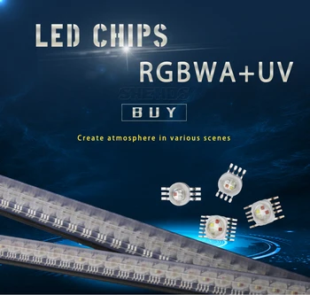 LED-uri RGBWA 5in1 Pentru LED-uri RGBWA Iluminat LED Chips-uri Roșu/Verde/Bule/Alb/Abmer Rapid de Transport maritim SHEHDS