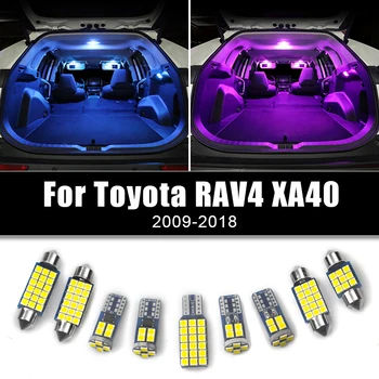 Pentru Toyota RAV4 XA40 2009-2012 2013 2014 2015 2016 2017 2018 6 buc LED-uri Auto Interiort Lectură Becuri Lămpi Lumina Portbagaj Accesorii