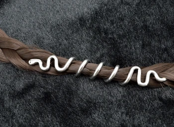 1 buc Înaltă Calitate Viking Șarpe Farmecul Margele pentru Impletituri de Par pentru Barba de Păr Margele C46