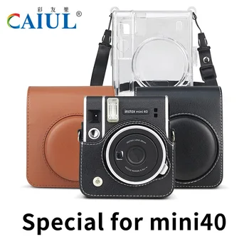 Pentru Fujifilm Instax mini40 din Piele PU Caz Smartphone Instant Protector Husă Geanta Cu Curea de Umăr pentru Fuji Instax mini40
