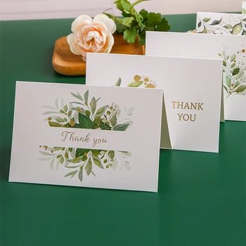 Vă mulțumesc Carduri Cu Plic Pliabil Mesaj de mulțumire Card de Cadouri Cutie Decor Nunta, Petrecere de Aniversare Felicitari Invitatii