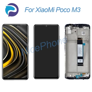 pentru XiaoMi Poco M3 Ecran LCD + Touch Digitizer Display 2400*1080 M2010J19CG, M2010J19CI Poco M3 LCD Ecran display