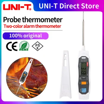 UNITATEA Digitale Sondă Termometru Cuptor A61 LED-uri indicatoare de Apă Temperatura Uleiului Metru de Sondă Pentru Alimente de Gătit Bucătărie, GRĂTAR