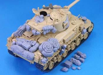 Adunarea Nevopsite Scara 1/35 Israelian M51 Sherman tank mediu sac nu au rezervor Istorice jucărie Rășină Model in Miniatura Kit
