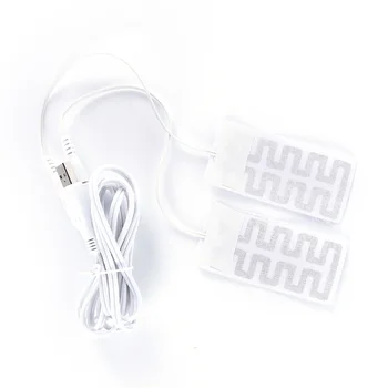 1/2pc Electrice USB Pantofi Încălzire Încălzit Manusi din Fibra de Carbon Pânză USB Încălzit Mănuși Pad de Iarnă în aer liber Mâna Picioarele Calde Nou