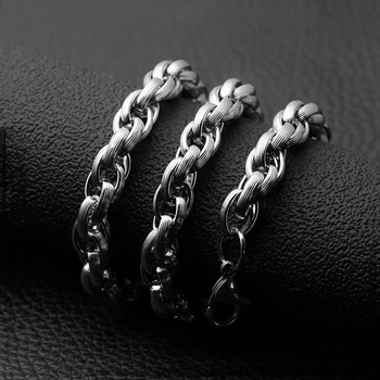 Moda texturate lanț de bărbați și femei populare colier bijuterii de vânzare fierbinte